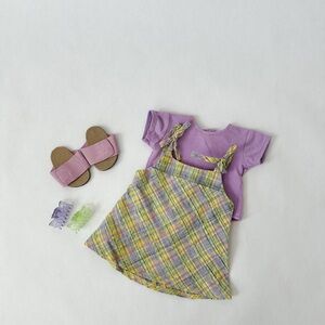 Vintage American Girl Poolside Plaid Outfit 2000